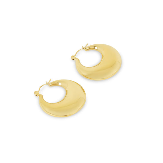 Clara Creolen Gold – Vorderansicht