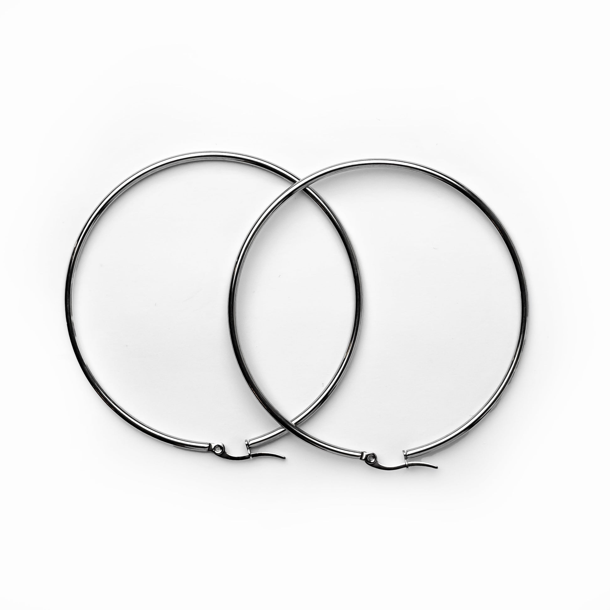 Creolen Silber 20 mm – Vorderansicht