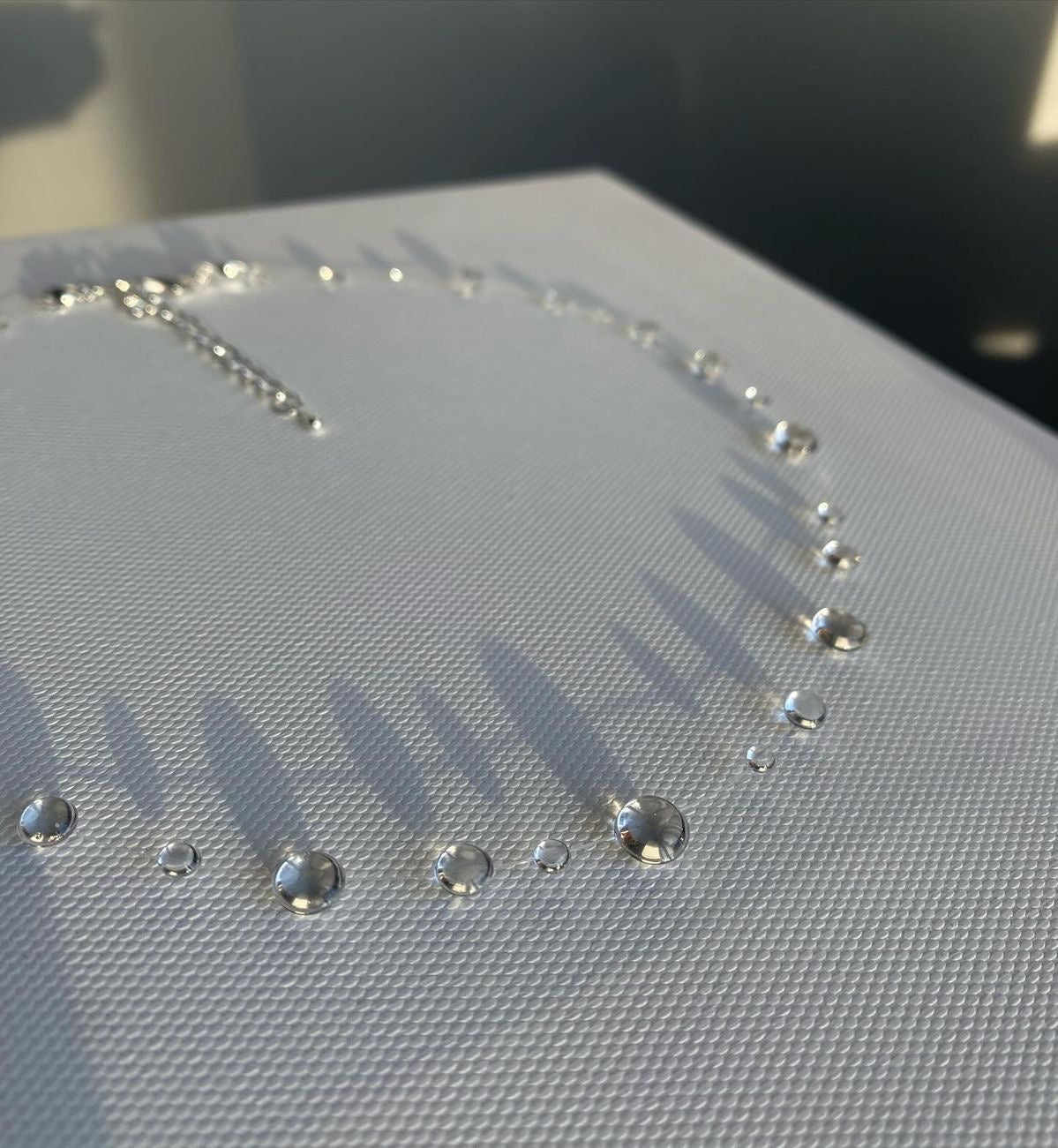 Water drop necklace set in elegant gift-ready box