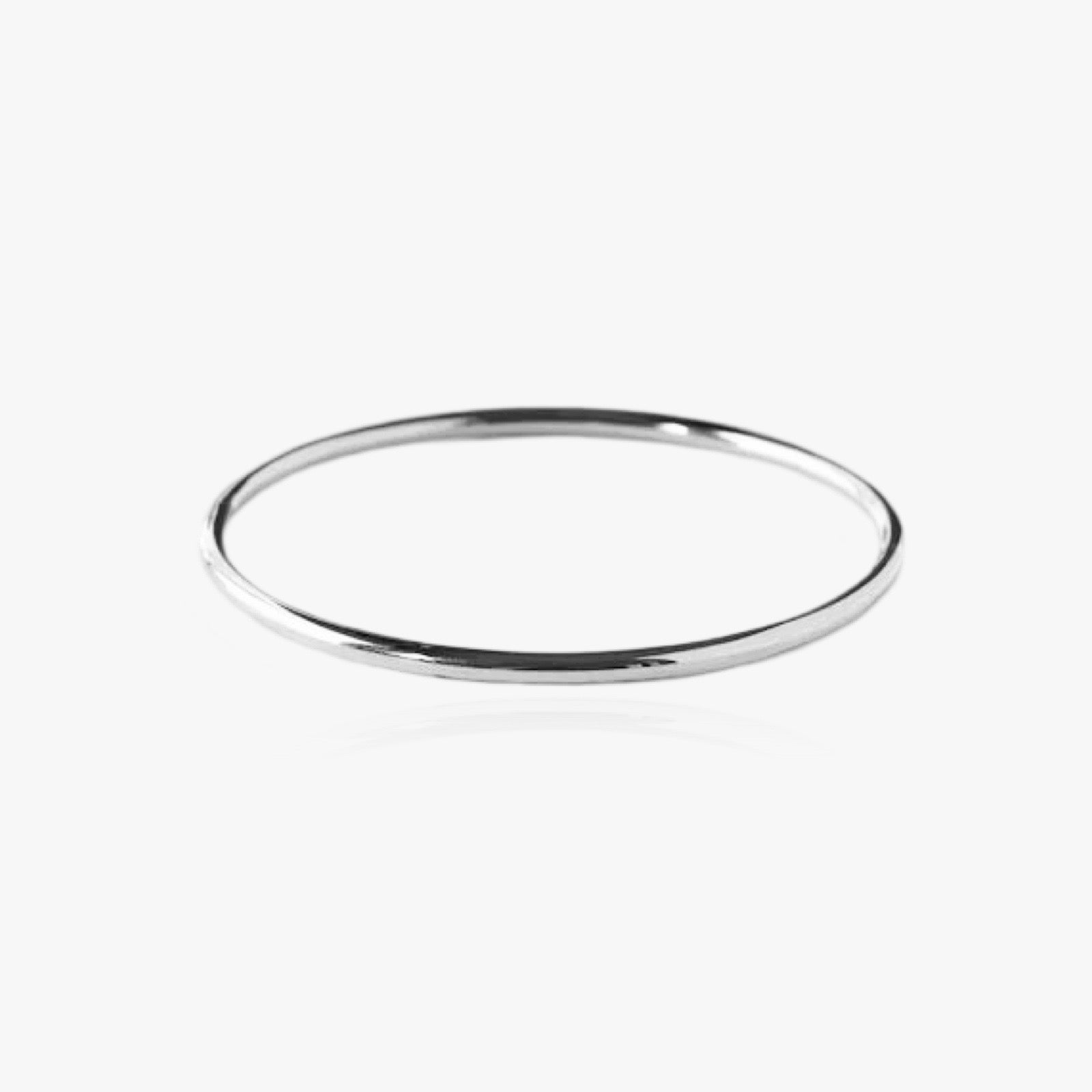 Gold minimalist bangle bracelet in gift box