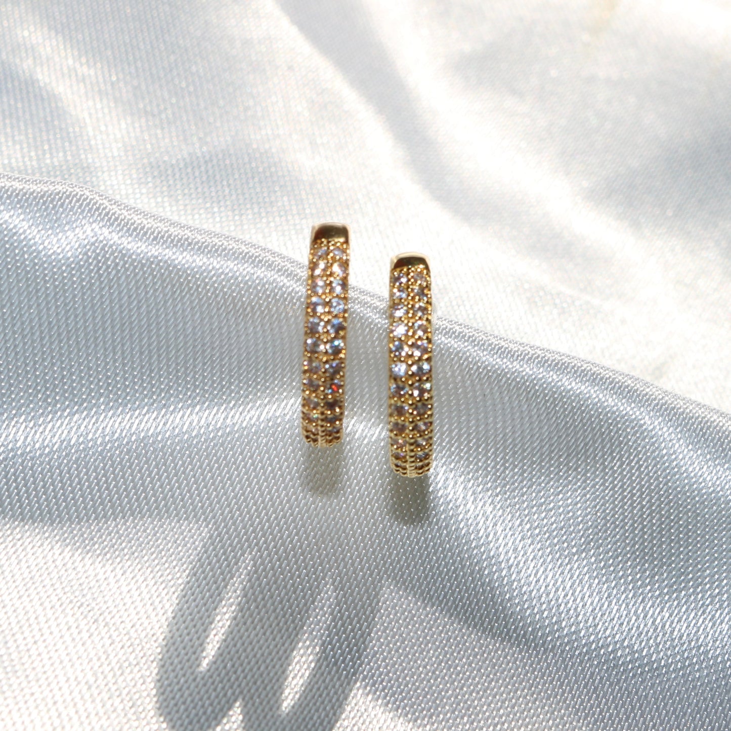 Sparkly Hoop Earrings