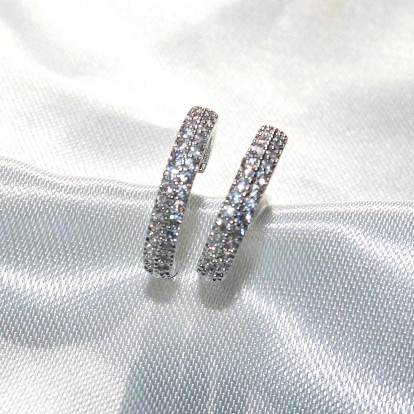 Sparkly Hoop Earrings