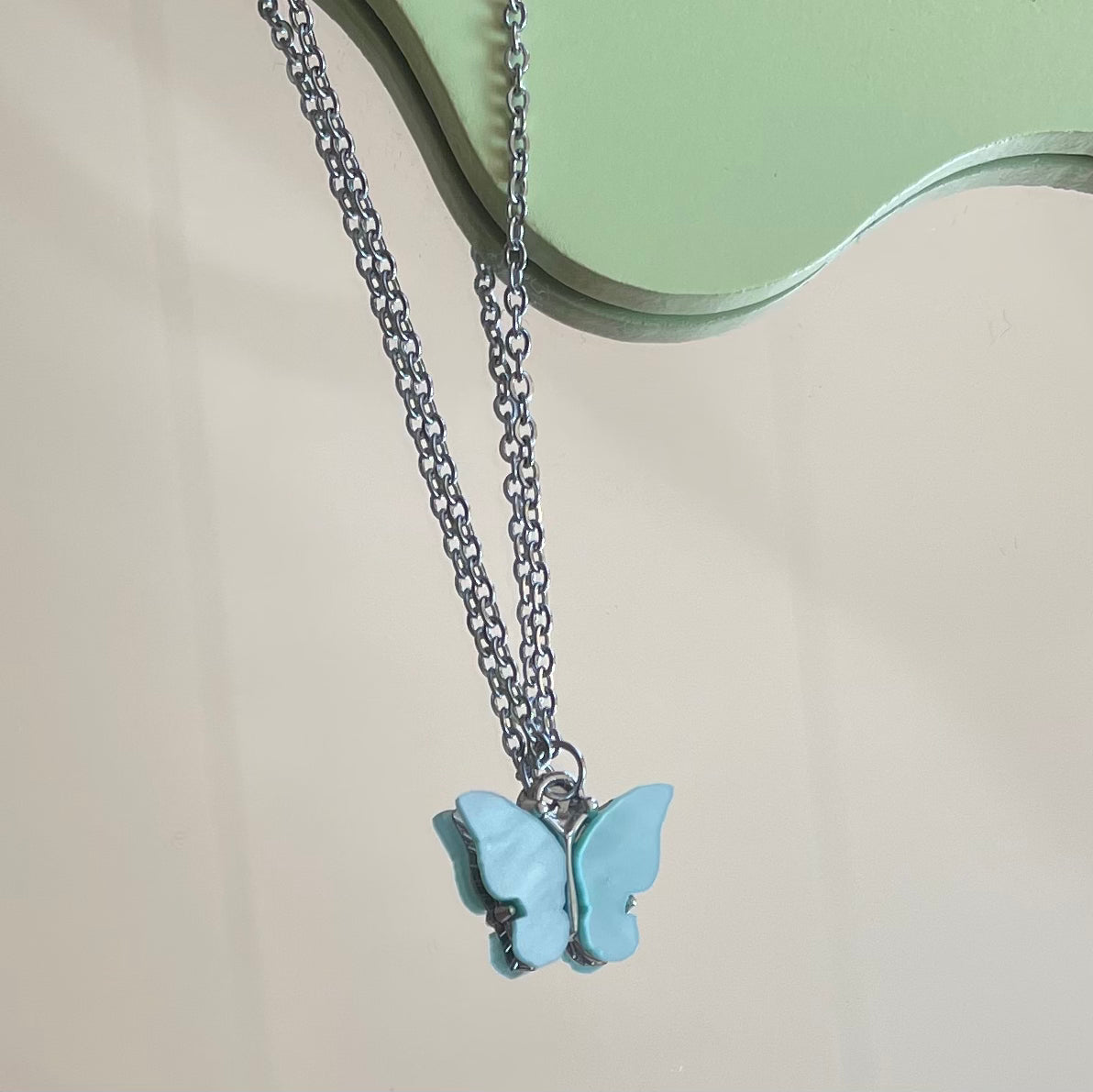 Silver 90's Chic Butterfly Set