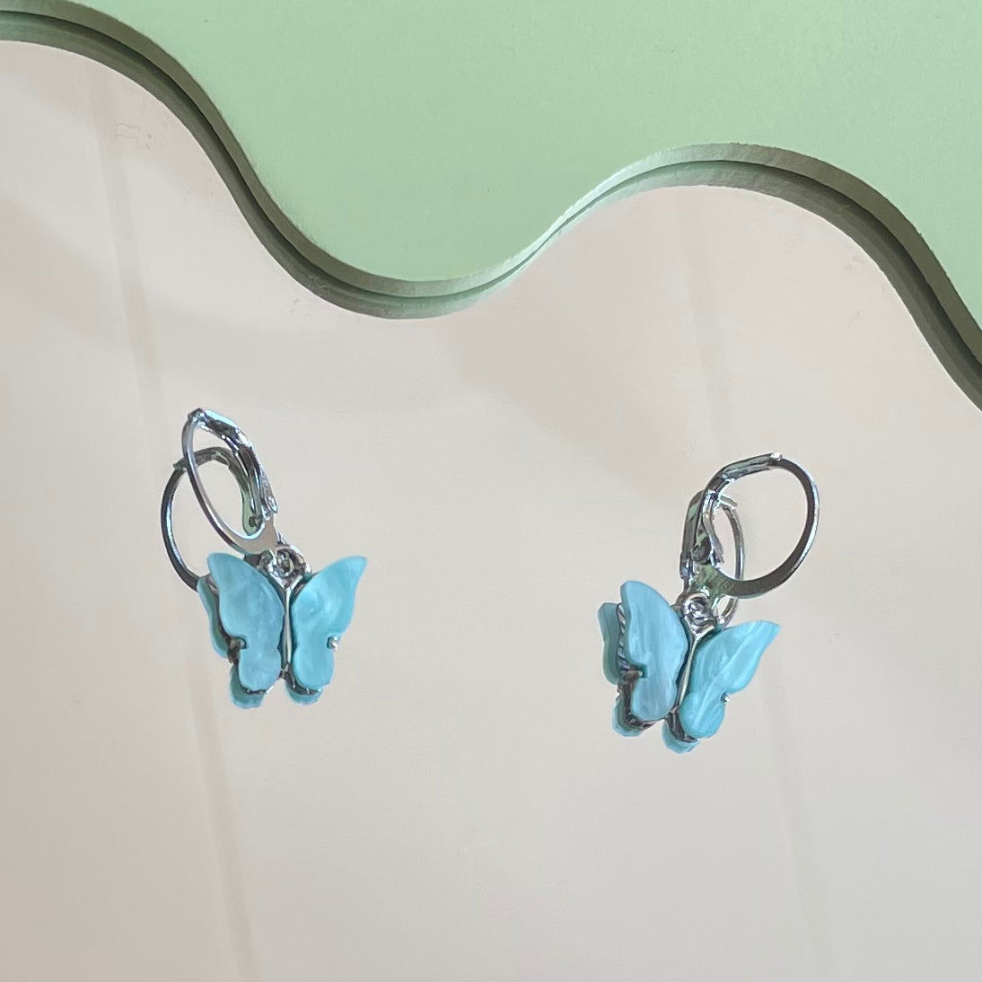 Silver 90's Chic Butterfly Set