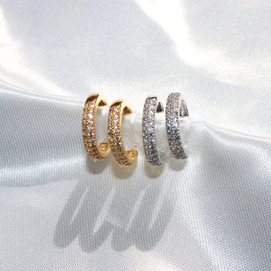 Sparkly Hoop Earrings