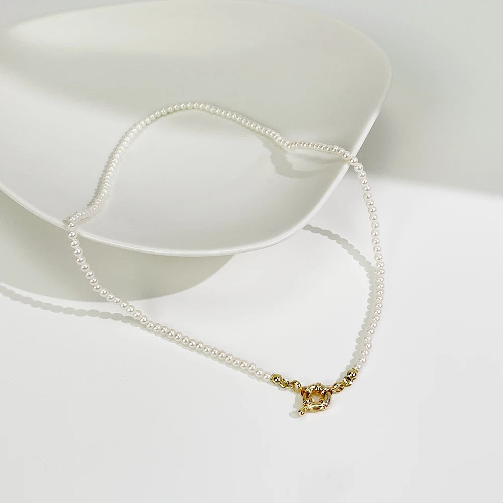 Pearl Initial (Gold & Silver)