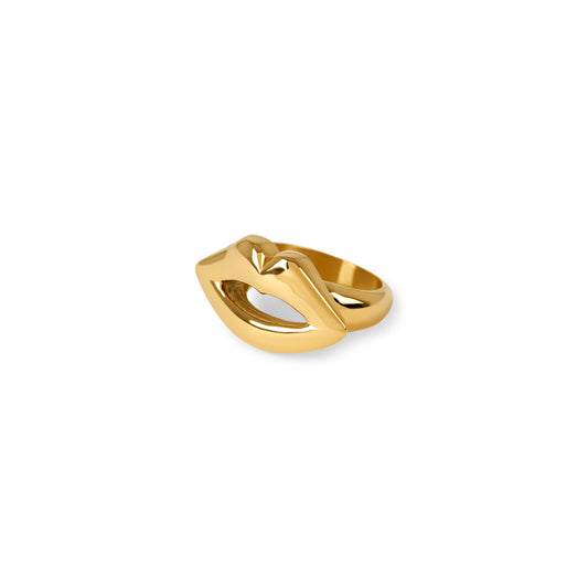 Lèvres Ring Gold – Vorderansicht