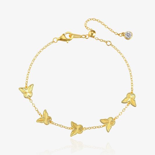 Gold butterfly bracelet – waterproof and dainty jewelry – Loveness