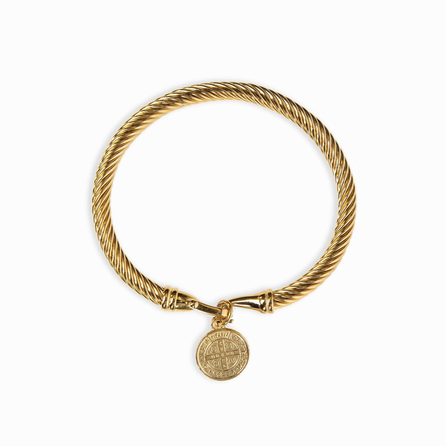 Münzanhänger Armband Gold – Vorderansicht