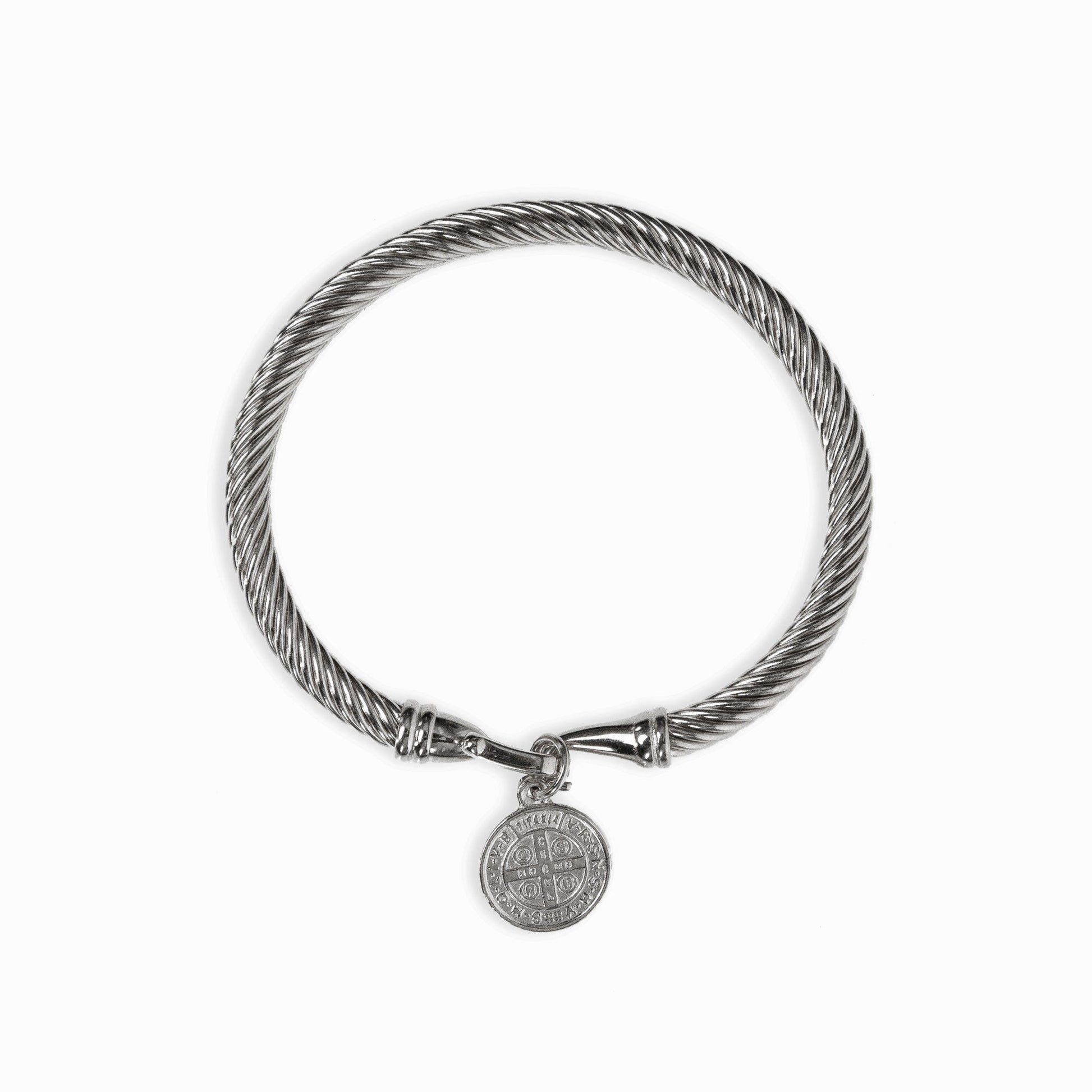 Münzanhänger Armband Silber – Vorderansicht