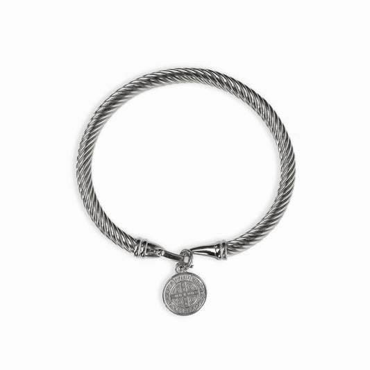 Münzanhänger Armband Silber – Vorderansicht