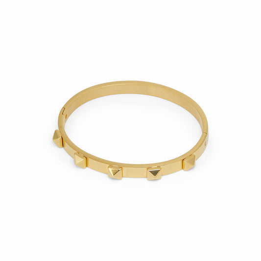 Nieten Armband Gold – Vorderansicht