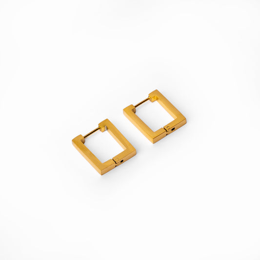 Nova Ohrringe Gold – Vorderansicht
