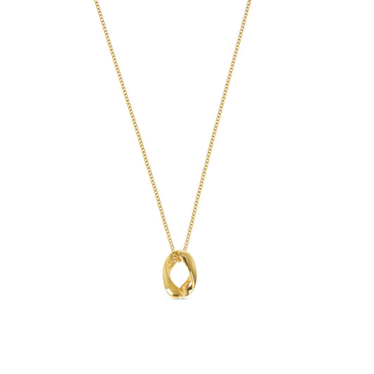 Pyroni Pendant Halskette Gold – Vorderansicht