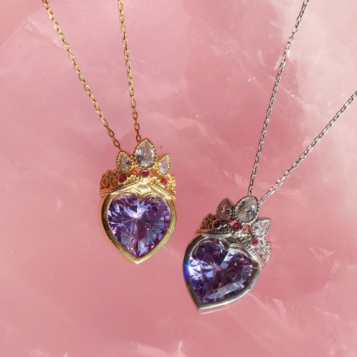 Rapunzel Crown Necklace — Detail Close-Up — 925 Sterling Silver