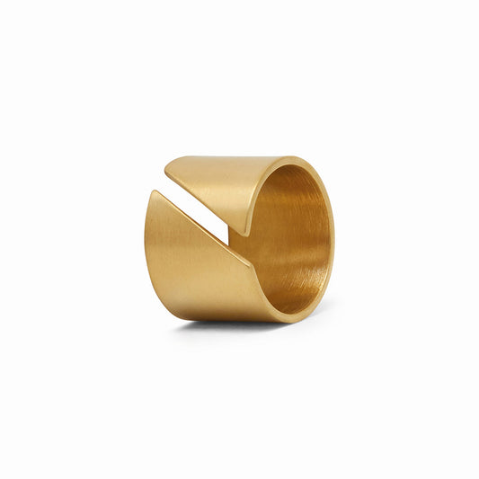 Roman Split Ring Gold – Vorderansicht