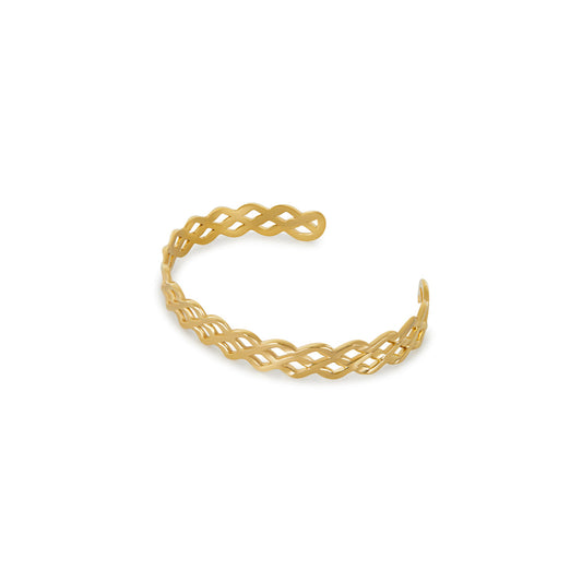Tahiti Armreif Gold – Vorderansicht