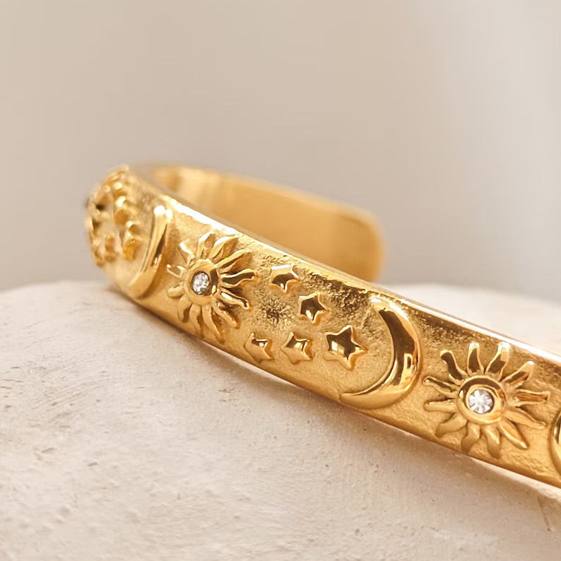 Waterproof bangle bracelet worn on wrist