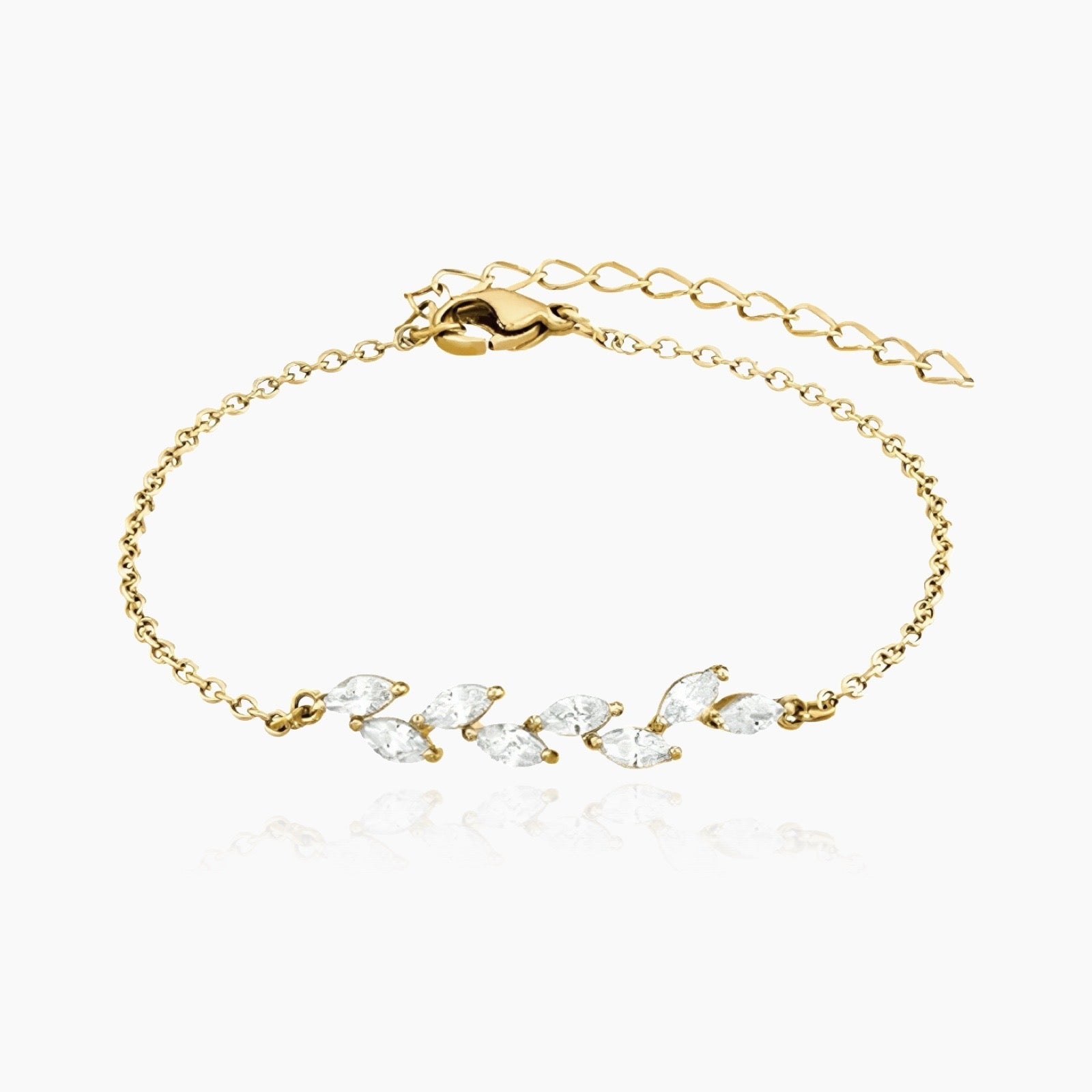 Dainty wheat bracelet in silver – waterproof and elegant – Loveness